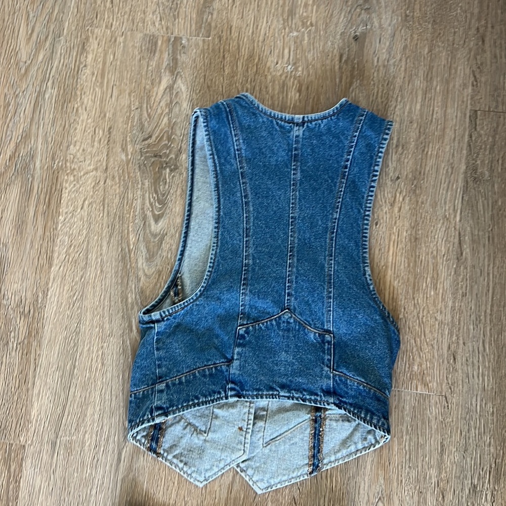 FREE PEOPLE / Modern Meadow Denim Suit - XS - Picture 14 of 15